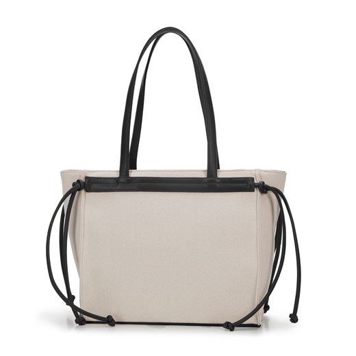 Shopper bag WITTCHEN duża beżowa bawełniana