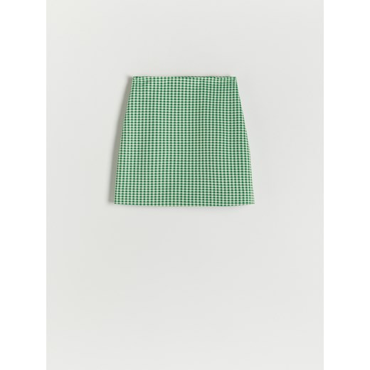 Reserved - Spódnica w kratę - Zielony Reserved M Reserved