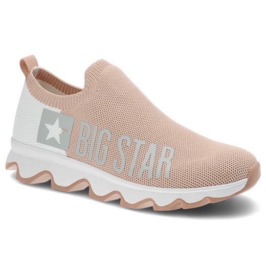 Sneakersy BIG STAR - JJ274A145 Nude/Biały 37 ARMODO