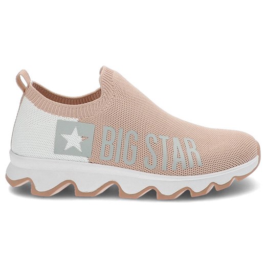 Sneakersy BIG STAR - JJ274A145 Nude/Biały 37 ARMODO