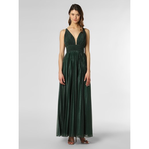 Luxuar Fashion - Damska sukienka wieczorowa z etolą, zielony Luxuar Fashion 34 vangraaf