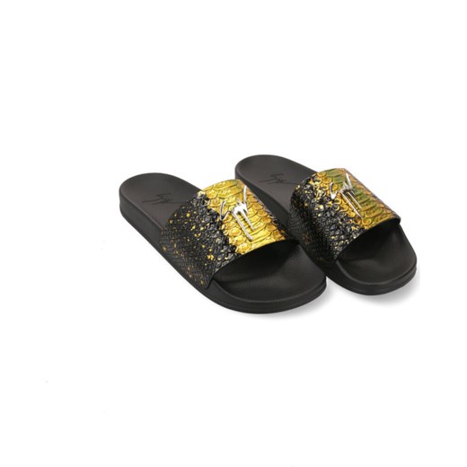 Giuseppe Zanotti Skórzane klapki ZORAYA Giuseppe Zanotti 45 Gomez Fashion Store