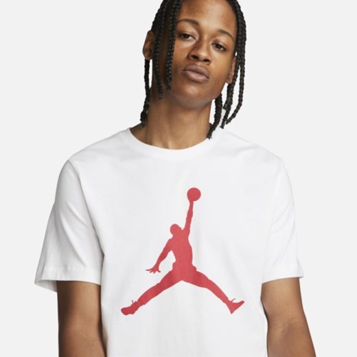 T-shirt męski Jordan Jumpman - Biel Jordan S Nike poland