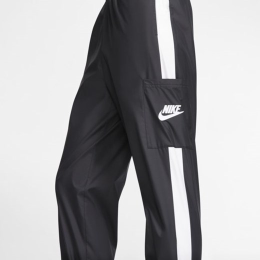 Damskie spodnie z tkaniny Nike Sportswear - Czerń Nike XS Nike poland