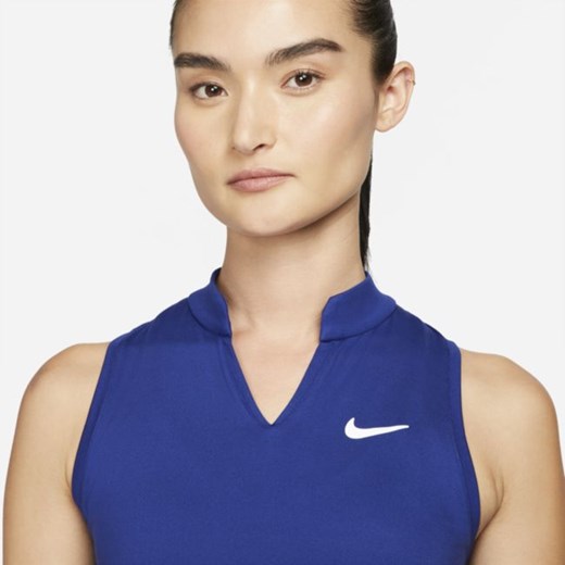 Damska sukienka do tenisa NikeCourt Dri-FIT Victory - Niebieski Nike XS Nike poland