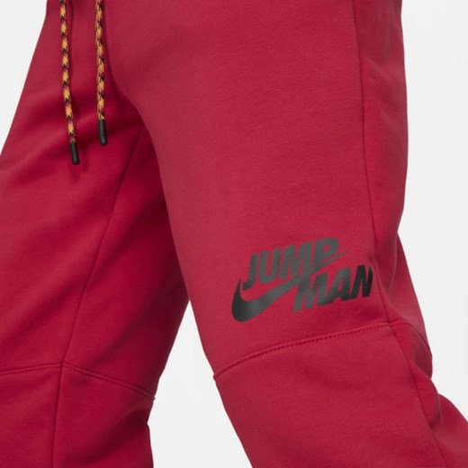 Męskie spodnie z dzianiny Jordan Jumpman - Czerwony Jordan XS Nike poland