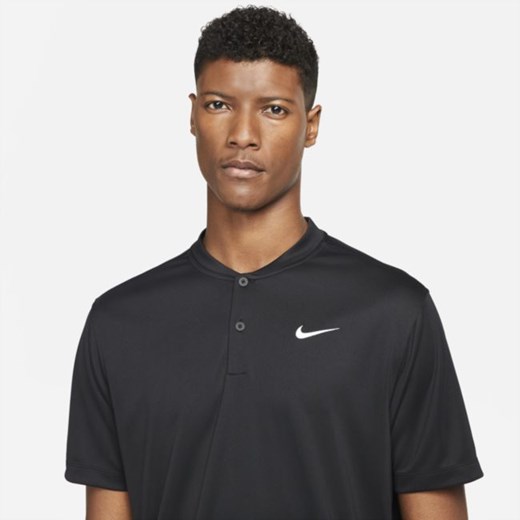 Męska koszulka polo do tenisa NikeCourt Dri-FIT - Czerń Nike L Nike poland