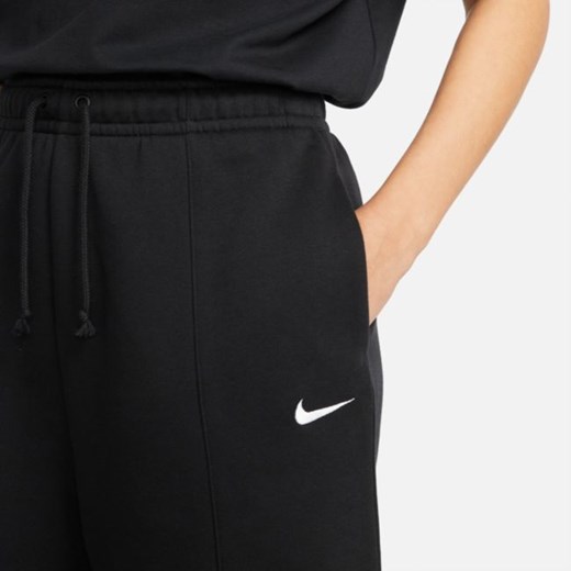 Damskie spodenki z dzianiny z wysokim stanem Nike Sportswear Essential - Czerń Nike M Nike poland