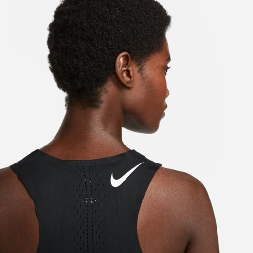 Damska startowa koszulka bez rękawów Nike Dri-FIT ADV AeroSwift - Czerń Nike L Nike poland