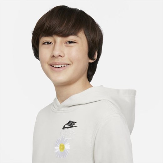 Bluza z kapturem dla dużych dzieci (chłopców) Nike Sportswear - Szary Nike XS Nike poland