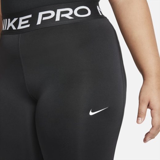 Legginsy dla dużych dzieci (dziewcząt) Nike Pro (szersze rozmiary) - Czerń Nike S+ Nike poland