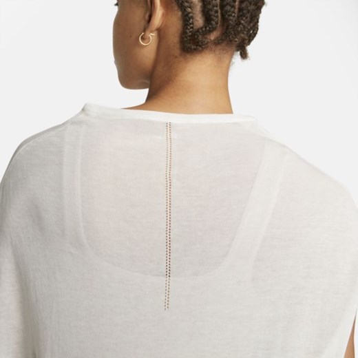 Damska koszulka bez rękawów z zabudowanym przodem Nike ESC - Biel Nike XS Nike poland