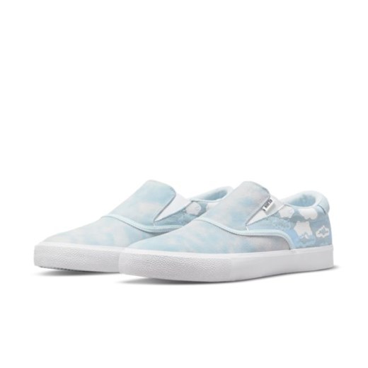 Buty do skateboardingu Nike SB Zoom Verona Slip x Rayssa Leal - Niebieski Nike 42.5 okazja Nike poland