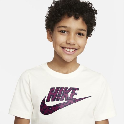 T-shirt dla dużych dzieci (chłopców) Nike Sportswear - Szary Nike S Nike poland