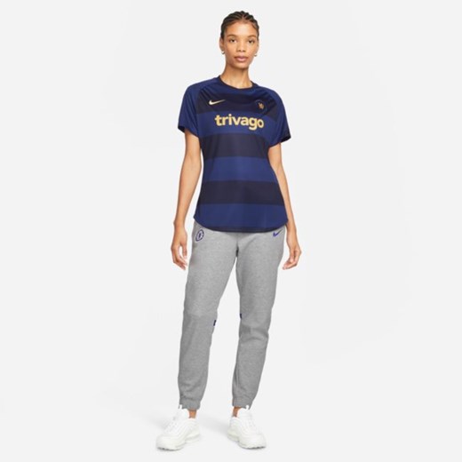 Damska przedmeczowa koszulka piłkarska z krótkim rękawem Nike Dri-FIT Chelsea Nike L Nike poland
