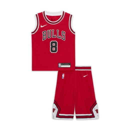 Zestaw dla małych dzieci Nike NBA Chicago Bulls - Czerwony Nike 40 Nike poland