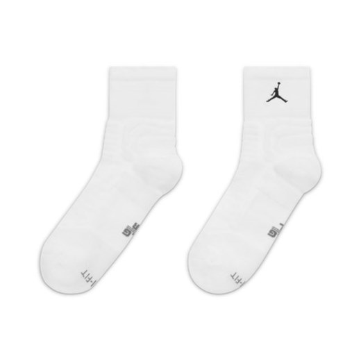 Skarpety do koszykówki Jordan Ultimate Flight 2.0 Quarter - Biel Jordan M Nike poland