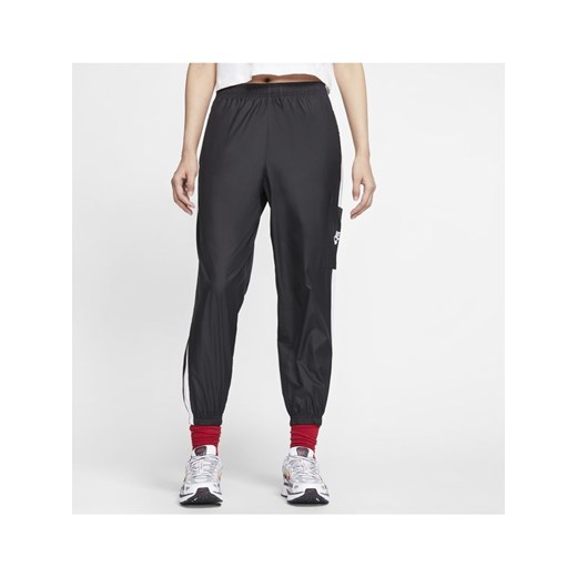 Damskie spodnie z tkaniny Nike Sportswear - Czerń Nike M Nike poland