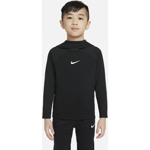 Piłkarska bluza z kapturem dla małych dzieci Nike Dri-FIT Academy Pro - Czerń Nike M Nike poland