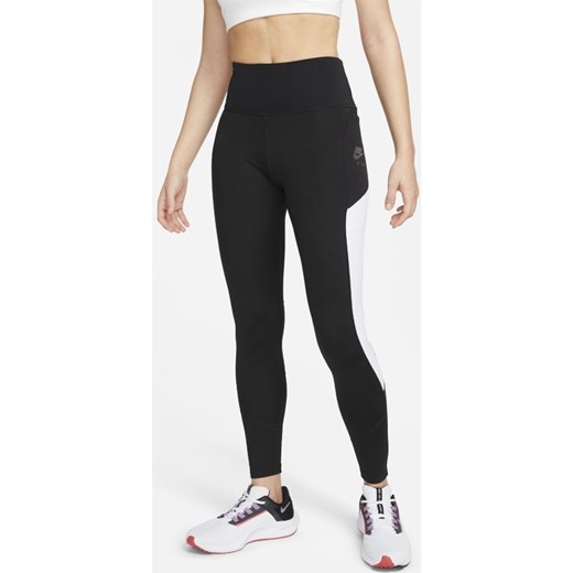 Damskie legginsy 7/8 z wysokim stanem do biegania Nike Air Dri-FIT - Czerń Nike S Nike poland