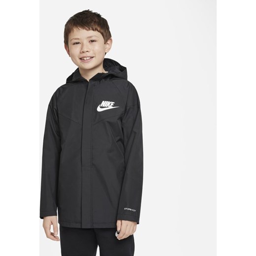 Kurtka dla dużych dzieci (chłopców) Nike Sportswear Storm-FIT Windrunner - Czerń Nike XL Nike poland
