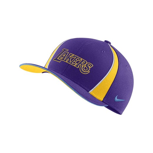 Regulowana czapka Los Angeles Lakers Legacy91 Nike NBA - Fiolet Nike one size Nike poland