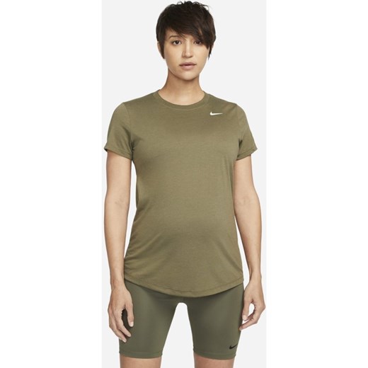 Damski ciążowy T-shirt Nike Dri-FIT (M) - Brązowy Nike XS Nike poland