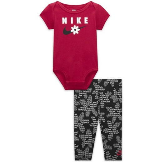 Zestaw body i legginsy dla niemowląt Nike (0–9 M) - Czerń Nike 3-6M Nike poland