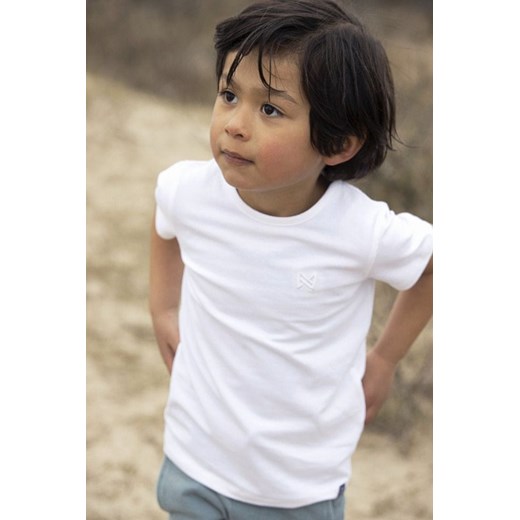KokoNoko koszulka chłopięca z bio bawełny XKB0205 biała 62/68 Kokonoko 62/68 Mall