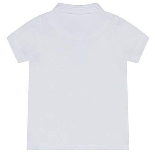 KokoNoko Koszulka polo chłopięca z bio bawełny XKB0209 biała 62/68 Kokonoko 86/92 Mall