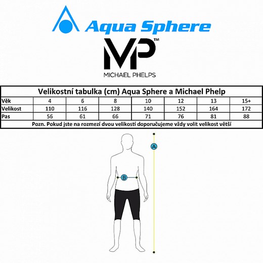 Michael Phelps Stroje kąpielowe chłopięce FOGGY SLIP 8 lat / 128-134 cm Michael Phelps 10 lat / 140-146 cm Mall