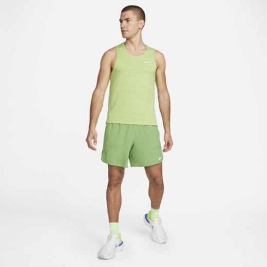 Męska koszulka bez rękawów do biegania Nike Dri-FIT Miler - Zieleń Nike XL Nike poland