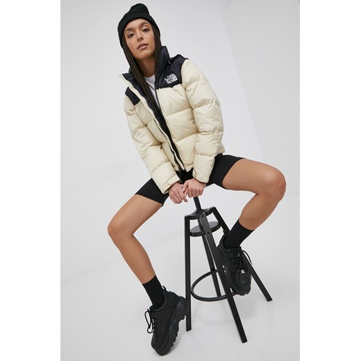 The North Face kurtka puchowa W 1996 RTRO NPTS JKT damska kolor beżowy zimowa The North Face S ANSWEAR.com