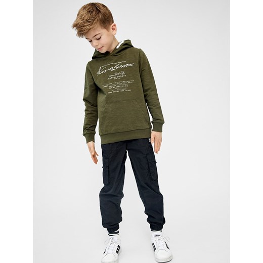 Bluza "Denoul" w kolorze khaki Name It 116 promocyjna cena Limango Polska