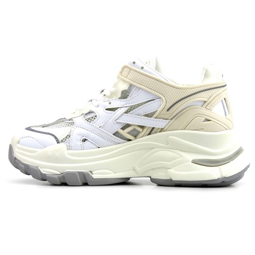 Sneakersy, buty sportowe damskie GOE JJ2N4089, białe Goe 38 okazja ulubioneobuwie