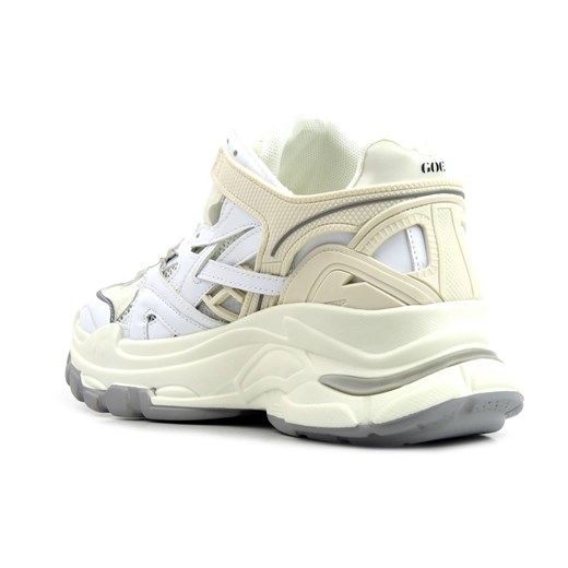 Sneakersy, buty sportowe damskie GOE JJ2N4089, białe Goe 37 wyprzedaż ulubioneobuwie