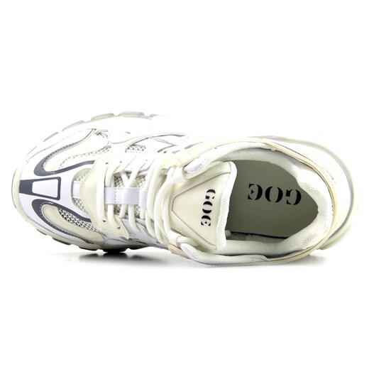 Sneakersy, buty sportowe damskie GOE JJ2N4089, białe Goe 36 okazyjna cena ulubioneobuwie