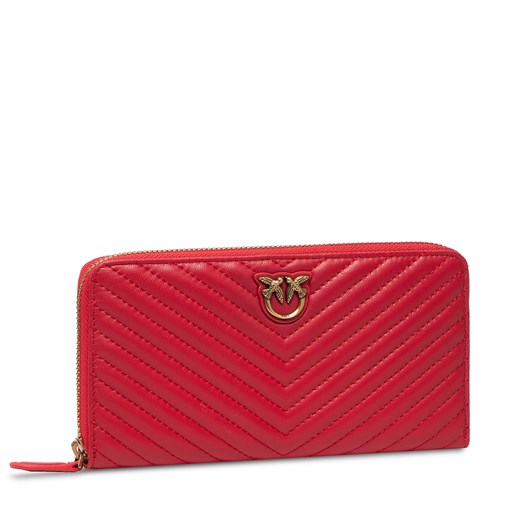 Duży Portfel Damski PINKO - Ryder Wallet Zip Around L V Quil PE 22 PLTT 1P22P2 Pinko  eobuwie.pl