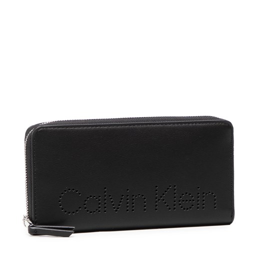 Duży Portfel Damski CALVIN KLEIN - Ck Set Wallet Z/A Lg K60K609191 BAX Calvin Klein  eobuwie.pl