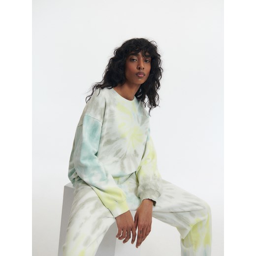 Reserved - Bluza z efektem tie dye - Wielobarwny Reserved S Reserved