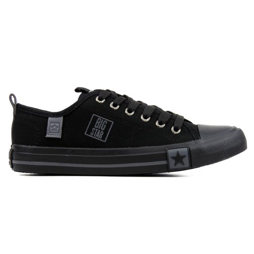 Trampki damskie z gumowym noskiem - BIG STAR JJ274257, czarne 41 ulubioneobuwie