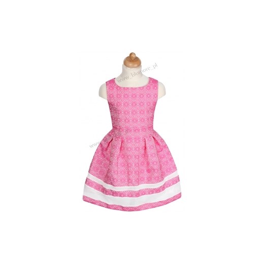Prześliczna sukienka wizytowa 110 - 152 Julka blumore-pl rozowy elegancki