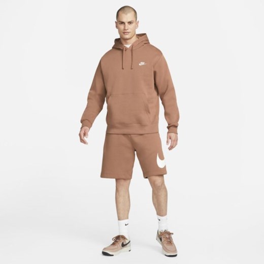 Bluza z kapturem Nike Sportswear Club Fleece - Brązowy Nike M Nike poland