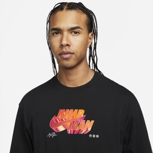 Męski T-shirt z długim rękawem Jordan Jumpman - Czerń Jordan XS Nike poland