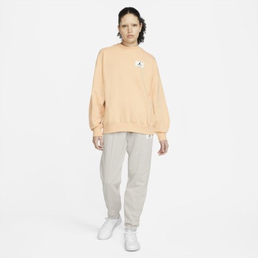 Damska bluza dresowa z dzianiny Jordan Essentials - Brązowy Jordan S Nike poland