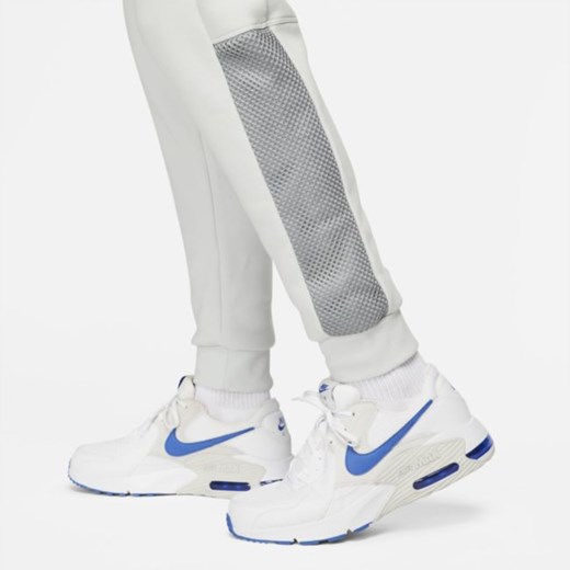 Joggery ze szczotkowanego materiału Nike Air - Szary Nike 2XL wyprzedaż Nike poland