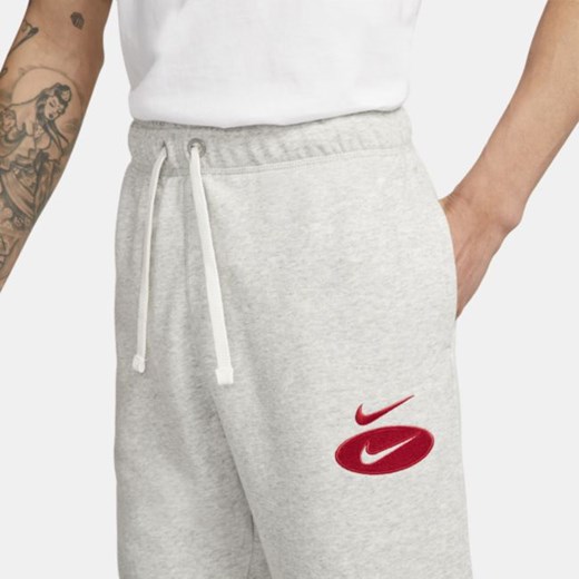 Męskie joggery z dzianiny dresowej Nike Sportswear Swoosh League - Szary Nike XL Nike poland okazyjna cena