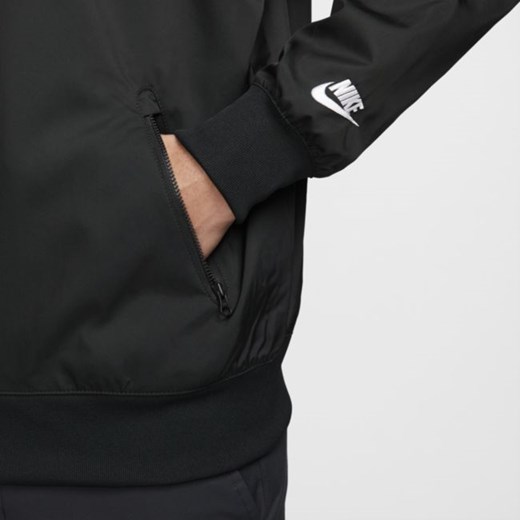 Męska tkana kurtka Windrunner Nike Sportswear Sport Essentials+ - Czerń Nike XL Nike poland wyprzedaż
