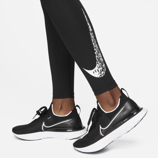Damskie legginsy 7/8 do biegania ze średnim stanem Nike Dri-FIT Swoosh Run - Nike XL Nike poland
