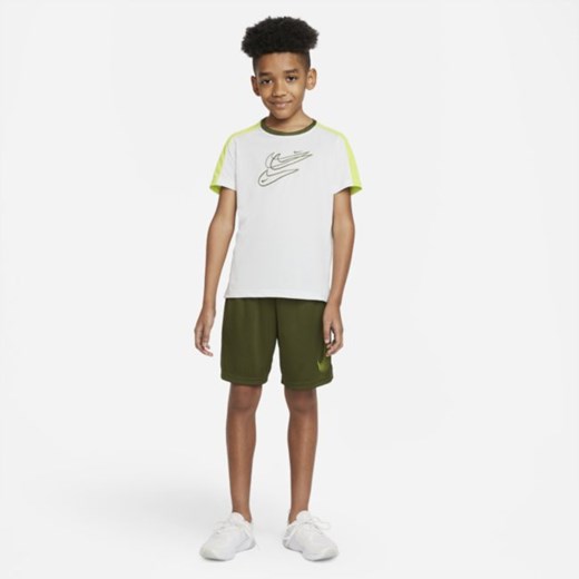 Koszulka treningowa dla dużych dzieci (chłopców) Nike Dri-FIT - Szary Nike M Nike poland